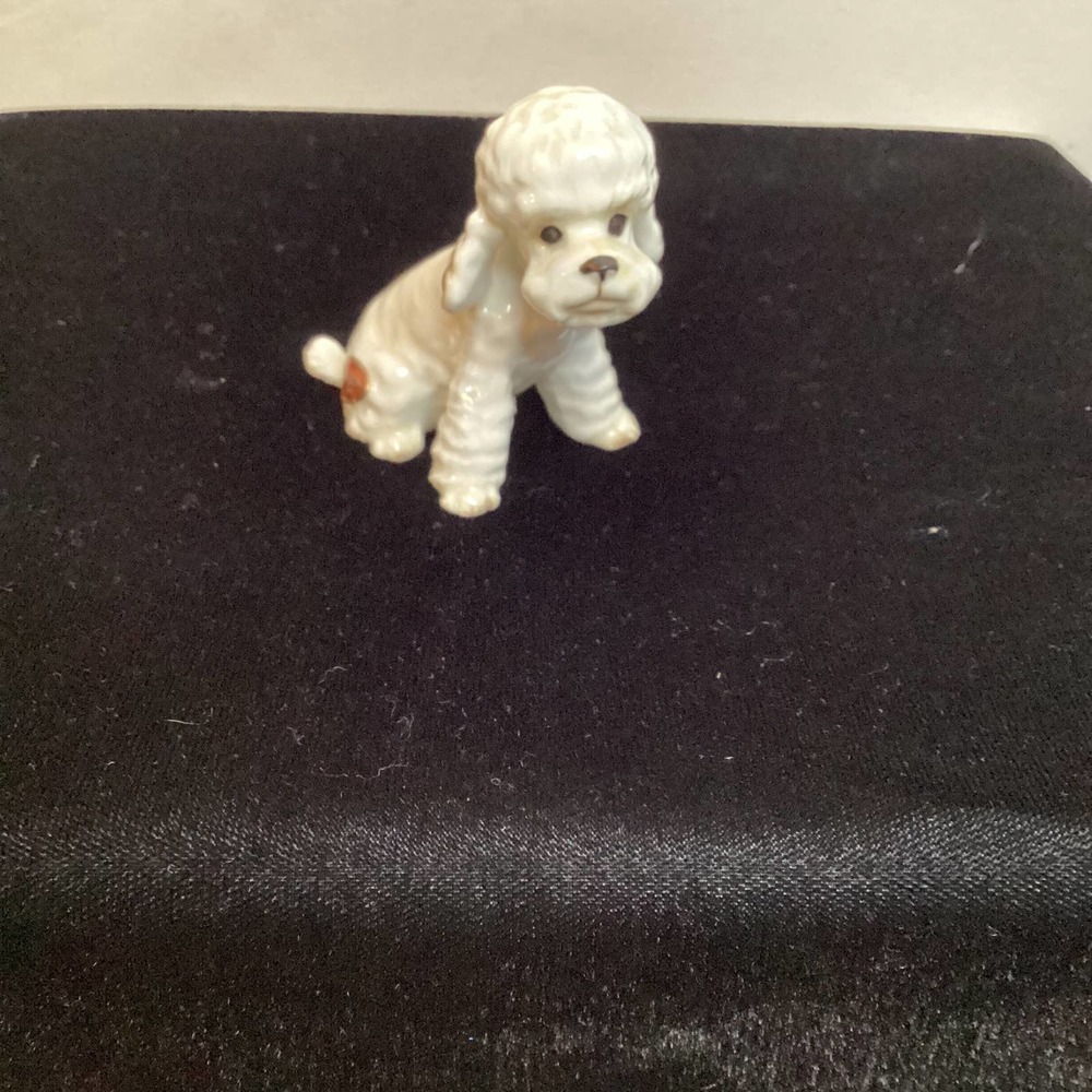 White Poodle Figurine